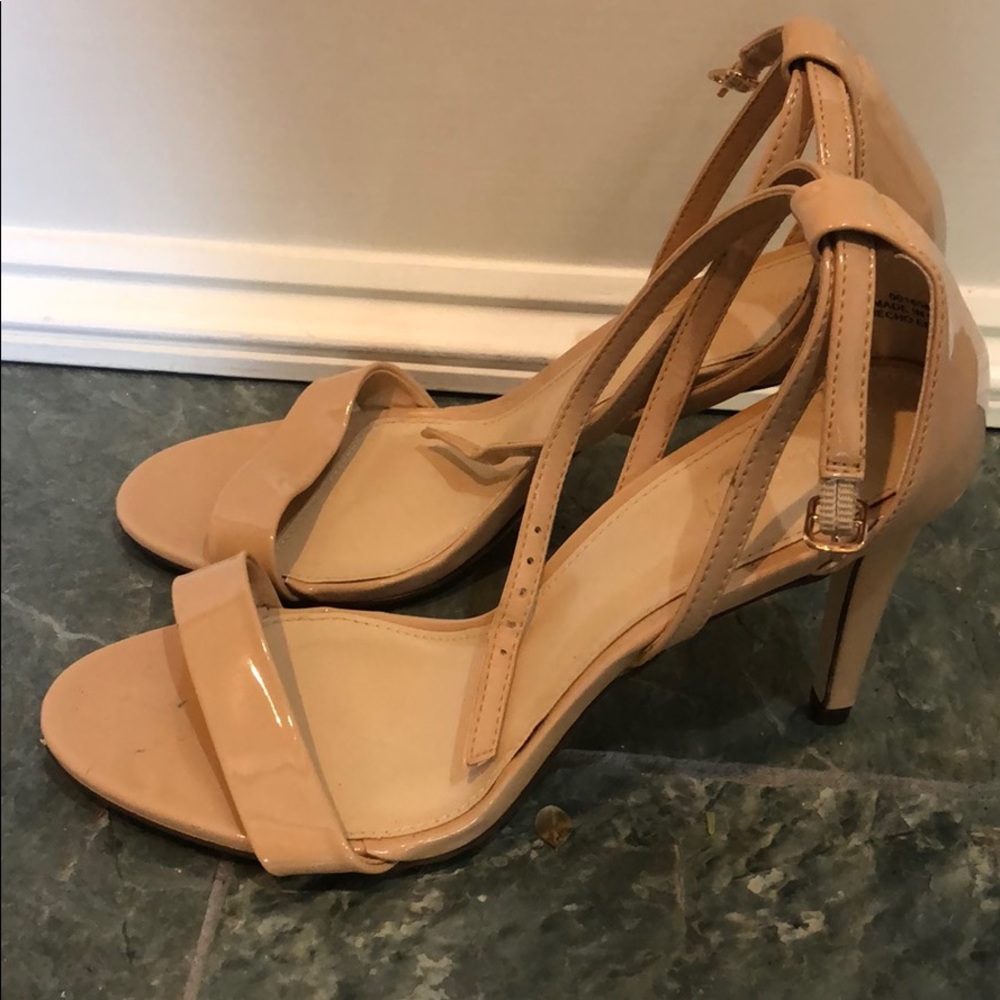 Nude high heels